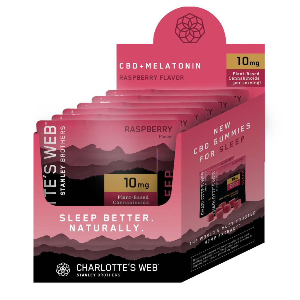 CHARLOTTE'S WEB Premium CBD Gummies 10mg 6ct Pouch PDQ - Cool Blue