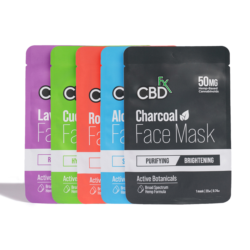 CBDfx Face Mask Bundle Variety Pack Cool Blue Distribution