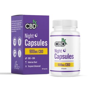 NEW CBDfx CBD+CBN PM Gel Capsules - 900mg