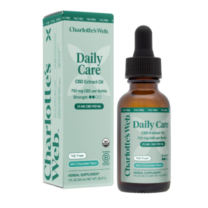 CHARLOTTE'S WEB Daily Care 25MG THC-Free CBD Oil