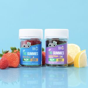 CBDfx Delta-9 THC Gummies + CBD - 500mg/5mg
