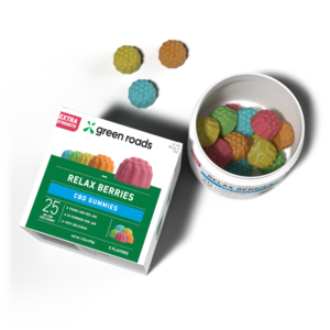 GREEN ROADS WORLD Extra Strength CBD Relax Berries – 25mg