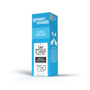 GREEN ROADS WORLD Cool Relief CBD Roll-on - 750mg