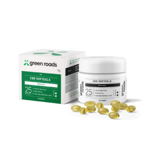GREEN ROADS WORLD CBD Softgels – 25mg