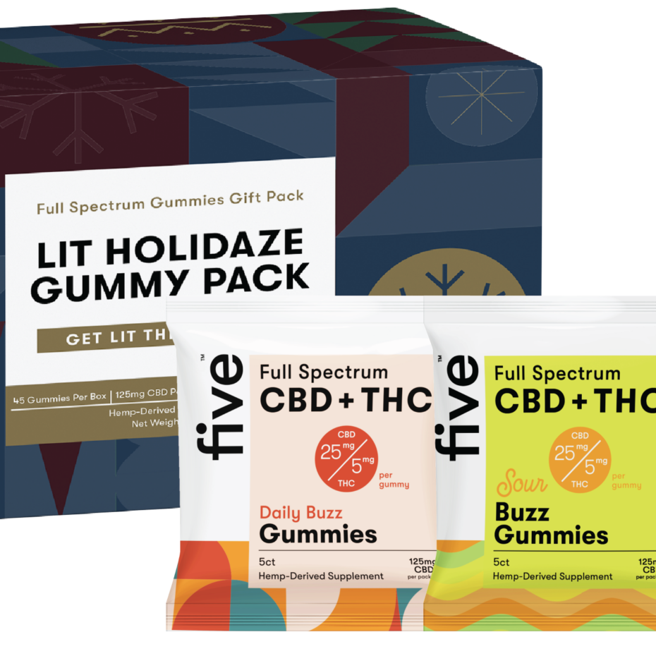 five™ Full Spectrum Gummy Sampler Pack - Cool Blue Distribution