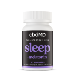 cbdMD Full Spectrum CBD Sleep Softgels