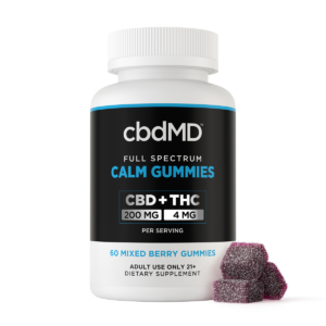 cbdMD Calm Full-Spectrum CBD Gummies-60ct-6000mg
