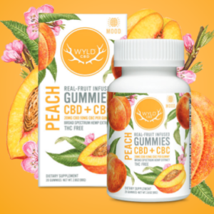 Wyld CBD/CBC Gummies - Peach - 20mg