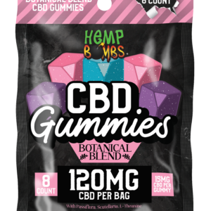 Hemp Bombs Botanical CBD Gummies - 15mg - 8ct