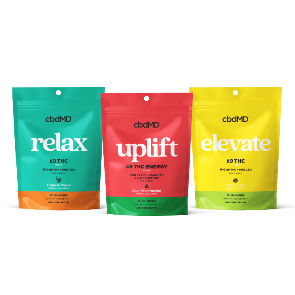 cbdMD "Functional" Delta 9 Gummies FLASH Bundle Cool Blue Distribution