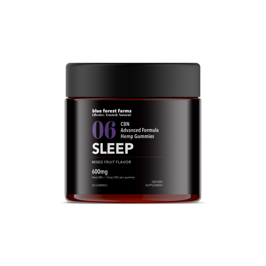 blue forest farms CBN Sleep Gummies Cool Blue Distribution