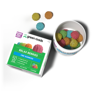 GREEN ROADS WORLD Super Max Strength CBD Relax Berries – 1500mg