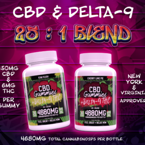 NEW Hemp Bombs CBD +THC Relax Gummies – 4500mg - NY & VA Approved!