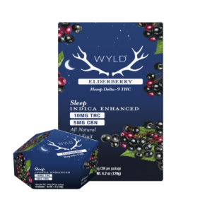 NEW Wyld Delta-9 Gummies - Elderberry-10mg