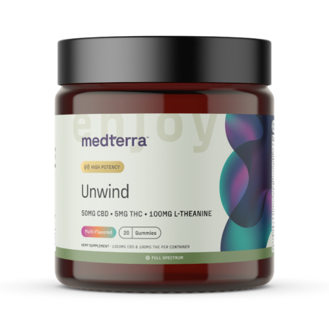 MT_Packaging_Mood Enhancing-UNWIND-Gummies_MULTI FLAVORED_jar-RENDER-FRONT