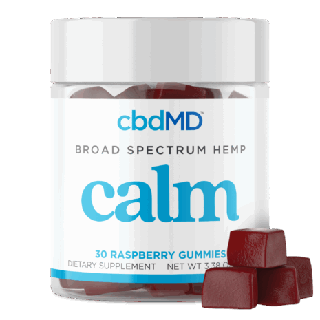 BSCalmGummies30_750mg_Raspberry - with gummies (2)