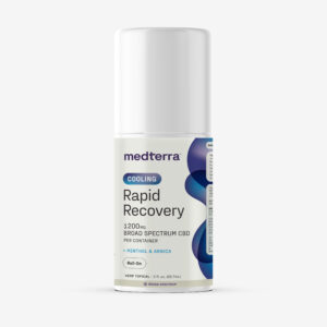 Medterra Rapid Recovery Cooling Broad Spectrum CBD Roll On - 1200mg